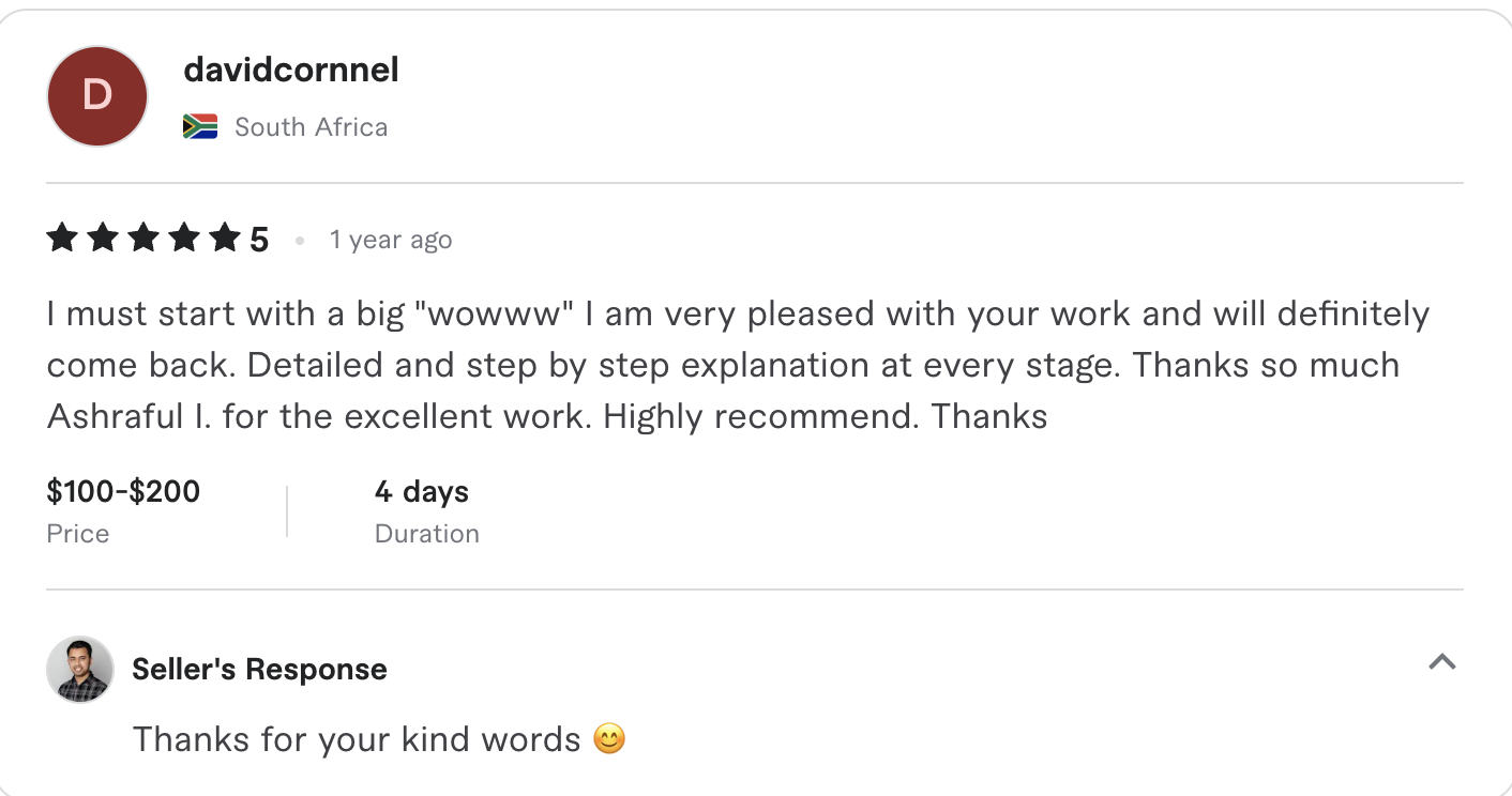 Fiverr review screenshot 09