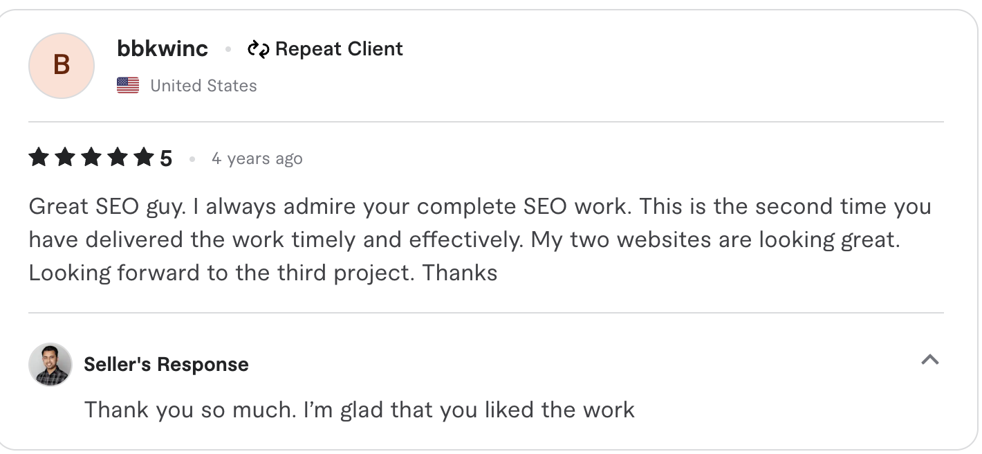 Fiverr review screenshot 35