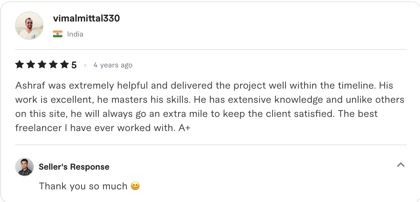 Fiverr review screenshot 37